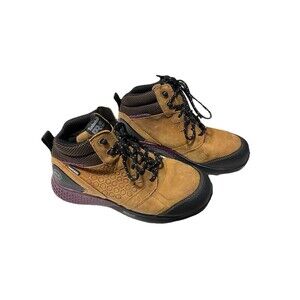 Timberland Pro Leather Women’s Reaxion Comp Toe Work Boots Waterproof Size 10